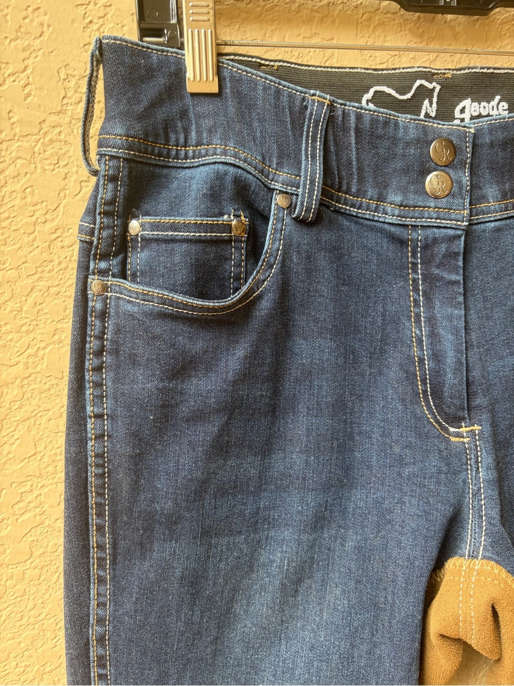 Goode Rider Equestrian Jean, Full Seat, 32R - Picture 6 of 17